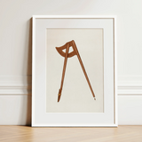 Copper Hitching Post - Gerard Barnett Horse Art Print / Canvas, 12x16’’ / 31x41cm / White Frame / Matboard, Posters Prints & Visual
