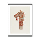 Copper Hitching Post - Gerard Barnett Horse Art Print