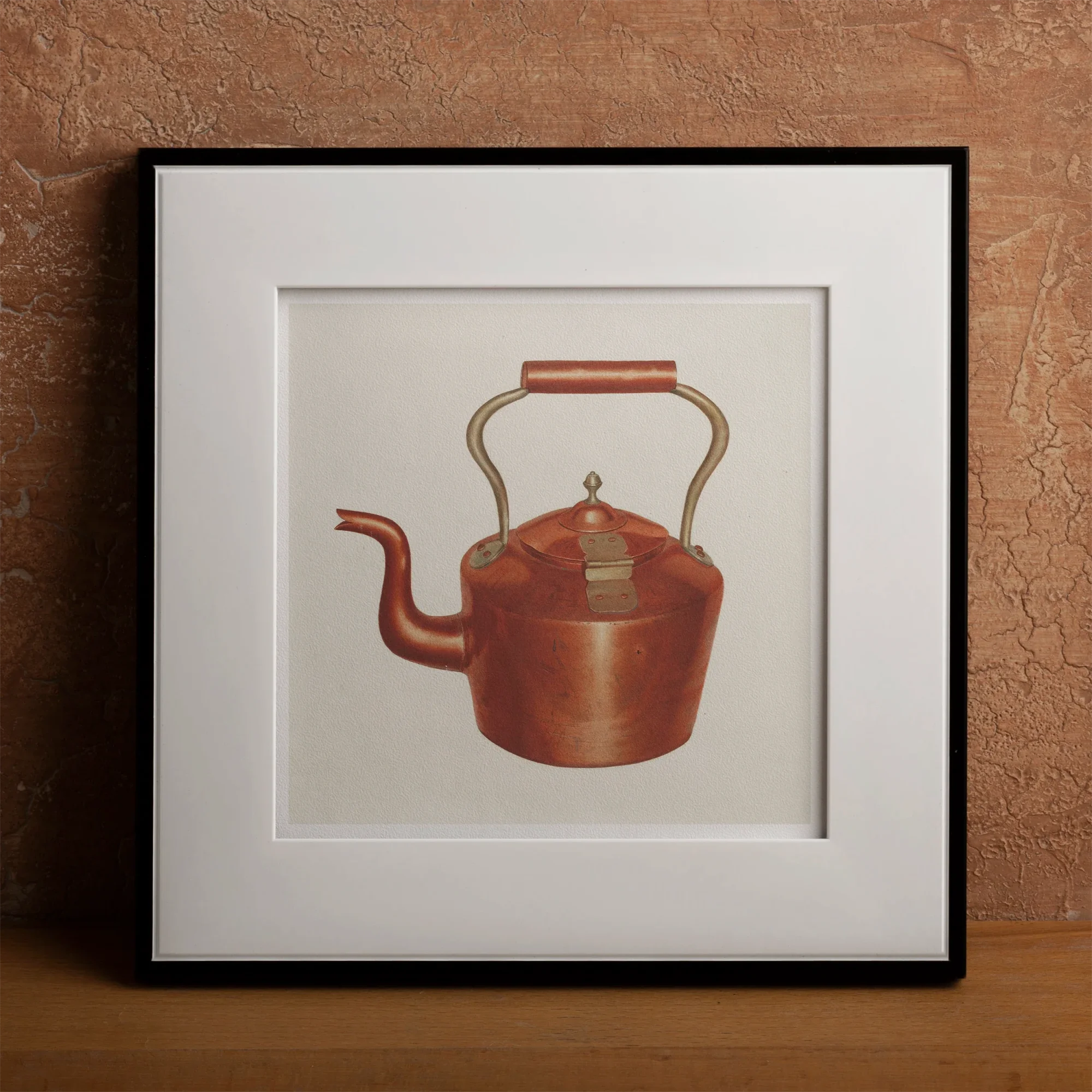 Tea Kettle - Edward L. Loper 1930s Kitchen Art Print Posters Prints & Visual Artwork