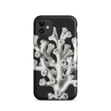 Coral - Ernst Haeckel Marine Life Illustration Iphone Case, 11 / Matte, Black Phone Case Coral Design