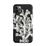 Coral - Ernst Haeckel Marine Life Illustration Iphone Case, 11 Pro Max / Matte, Black Phone Case Coral Design
