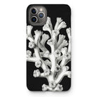 Coral - Ernst Haeckel Marine Life Illustration Iphone Case, 11 Pro Max / Matte, Black Phone Case Coral Design