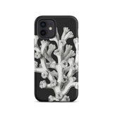 Coral - Ernst Haeckel Marine Life Illustration Iphone Case, 12 / Matte, Black Phone Case Coral Design