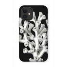 Coral - Ernst Haeckel Marine Life Illustration Iphone Case, 12 Mini / Matte, Black Phone Case Coral Design