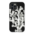 Coral - Ernst Haeckel Marine Life Illustration Iphone Case, 12 Pro / Matte, Black Phone Case Coral Design