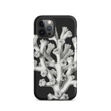Coral - Ernst Haeckel Marine Life Illustration Iphone Case, 12 Pro / Matte, Black Phone Case Coral Design