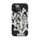 Coral Ernst Haeckel Marine Life Illustration Iphone Case, 12 Pro Max / Matte, Black Phone Case Coral Design