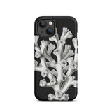 Coral - Ernst Haeckel Marine Life Illustration Iphone Case, 13 / Matte, Black Phone Case Coral Design