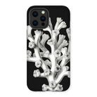 Coral - Ernst Haeckel Marine Life Illustration Iphone Case, 13 Pro Max / Matte, Black Phone Case Coral Design