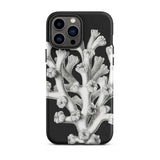 Coral - Ernst Haeckel Marine Life Illustration Iphone Case, 13 Pro Max / Matte, Black Phone Case Coral Design