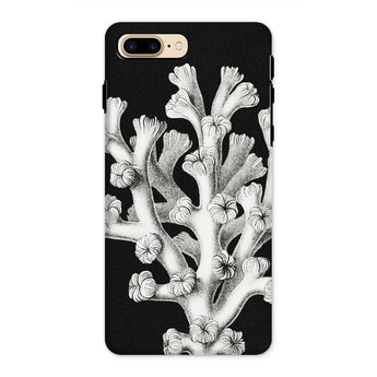 Coral - Ernst Haeckel Marine Life Illustration Iphone Case, 8 Plus / Matte, Coral-patterned Phone Case