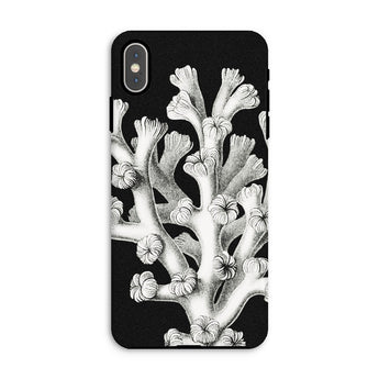 Coral - Ernst Haeckel Marine Life Illustration Iphone Case, Xs Max / Matte, Black Phone Case Coral Design