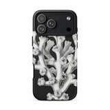 Coral - Ernst Haeckel Marine Life Illustration Phone Case Iphone 17 Pro Max / Matte Black Coral Phone Case White Floral Design Durable