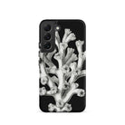Coral Ernst Haeckel Marine Life Illustration Samsung Case, Galaxy S22 / Matte, Black Phone Case White Coral Illustration