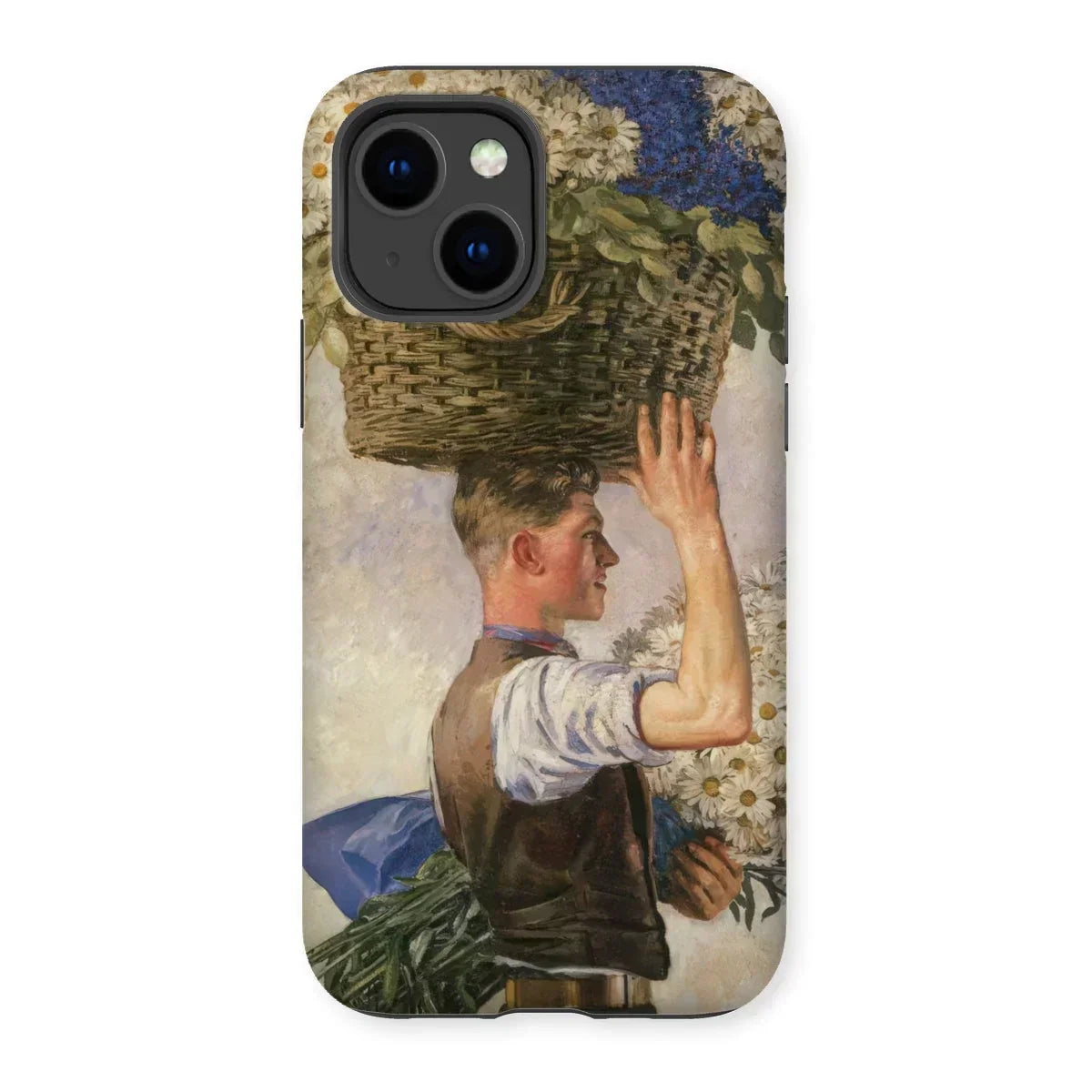 Covent Garden - William Bruce Ellis Ranken Iphone Case, 14 / Matte, Phone Case Classical Painting Person Basket Flowers Head