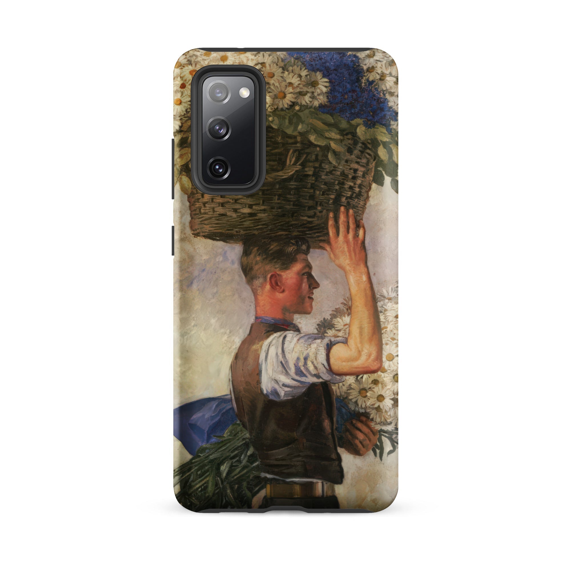 Covent Garden William Bruce Ellis Ranken Samsung Case, Galaxy S20 Fe / Matte, Phone Case Painted Man Flowers