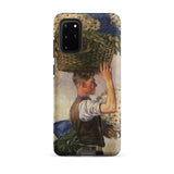 Covent Garden - William Bruce Ellis Ranken Samsung Case, Galaxy S20 Plus / Matte, Phone Case Painting Man Basket Flowers Head