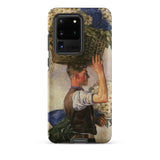 Covent Garden - William Bruce Ellis Ranken Samsung Case, Galaxy S20 Ultra / Matte, Phone Case Classical Painting Man Basket Flowers Head