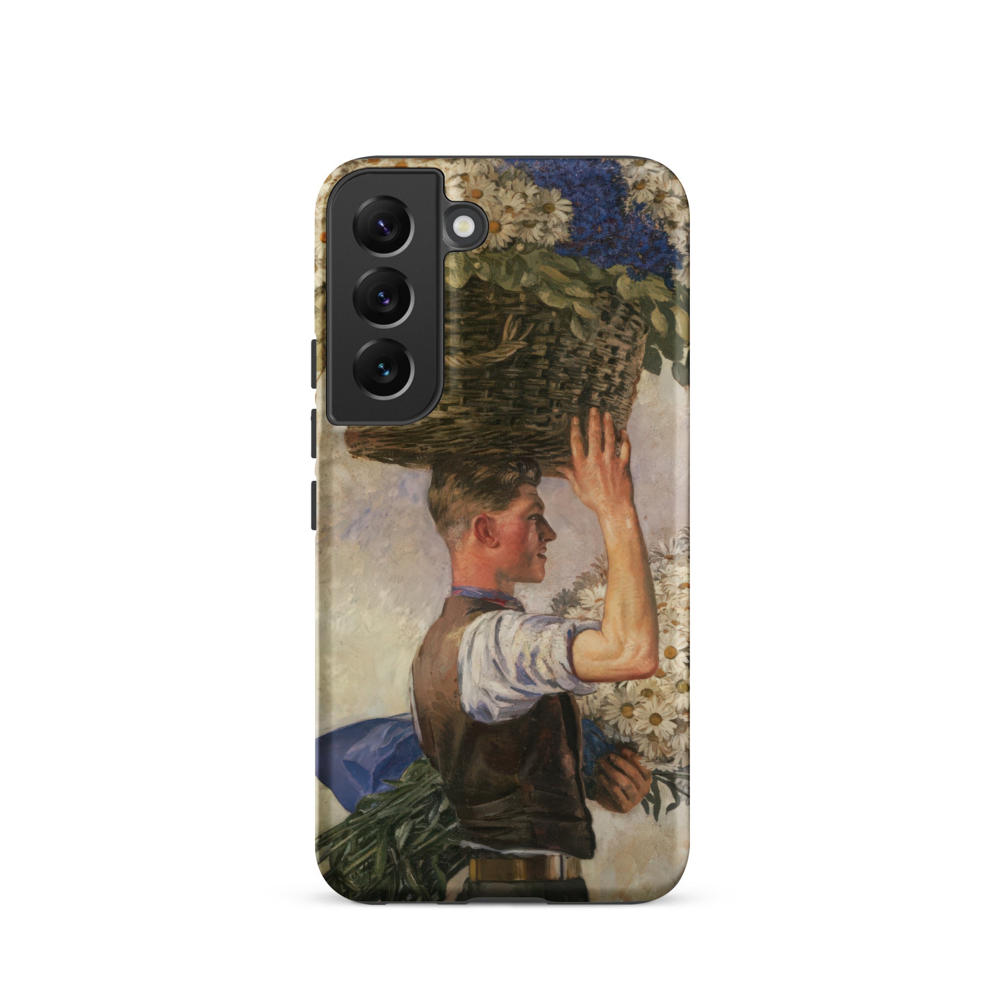 Covent Garden William Bruce Ellis Ranken Samsung Case, Galaxy S22 / Matte, Smartphone Case Classic Painting Young Man Baskets Flowers