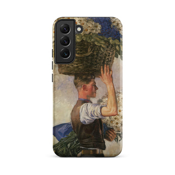 Covent Garden - William Bruce Ellis Ranken Samsung Case, Galaxy S22 Plus / Matte, Phone Case Classical Painting Man Basket Flowers Head