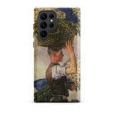 Covent Garden - William Bruce Ellis Ranken Samsung Case, Galaxy S22 Ultra / Matte, Smartphone Case Classical Painting Man Basket Flowers