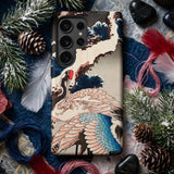 Cranes on a Snowy Tree - Hokusai Phone Case, Mobile Cases, Toby Leon