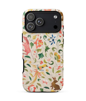 Iphone 17 Pro Max / Matte Crittersweet Symphony - Asian Fabric Art Phone Case, Ancient Artistry