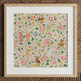 Crittersweet Symphony - Impresión de Arte en Tela Asiática, 12x12’’ / 31x31cm / Marco Natural / 2’’ Cartón, Pósters Impresiones & Arte Visual, Toby Leon