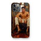 Cruising - Gay Navy Sea Queen Iphone Case, 11 Pro / Matte, Phone Case Painted Portrait Shirtless Man White Pants