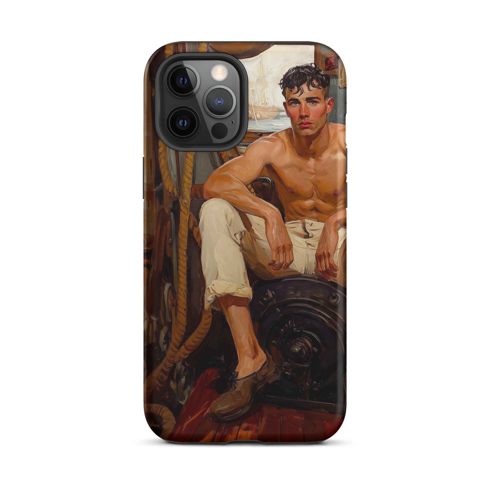 Cruising Gay Navy Sea Queen Iphone Case, 12 Pro Max / Matte, Phone Case Sailor Painting