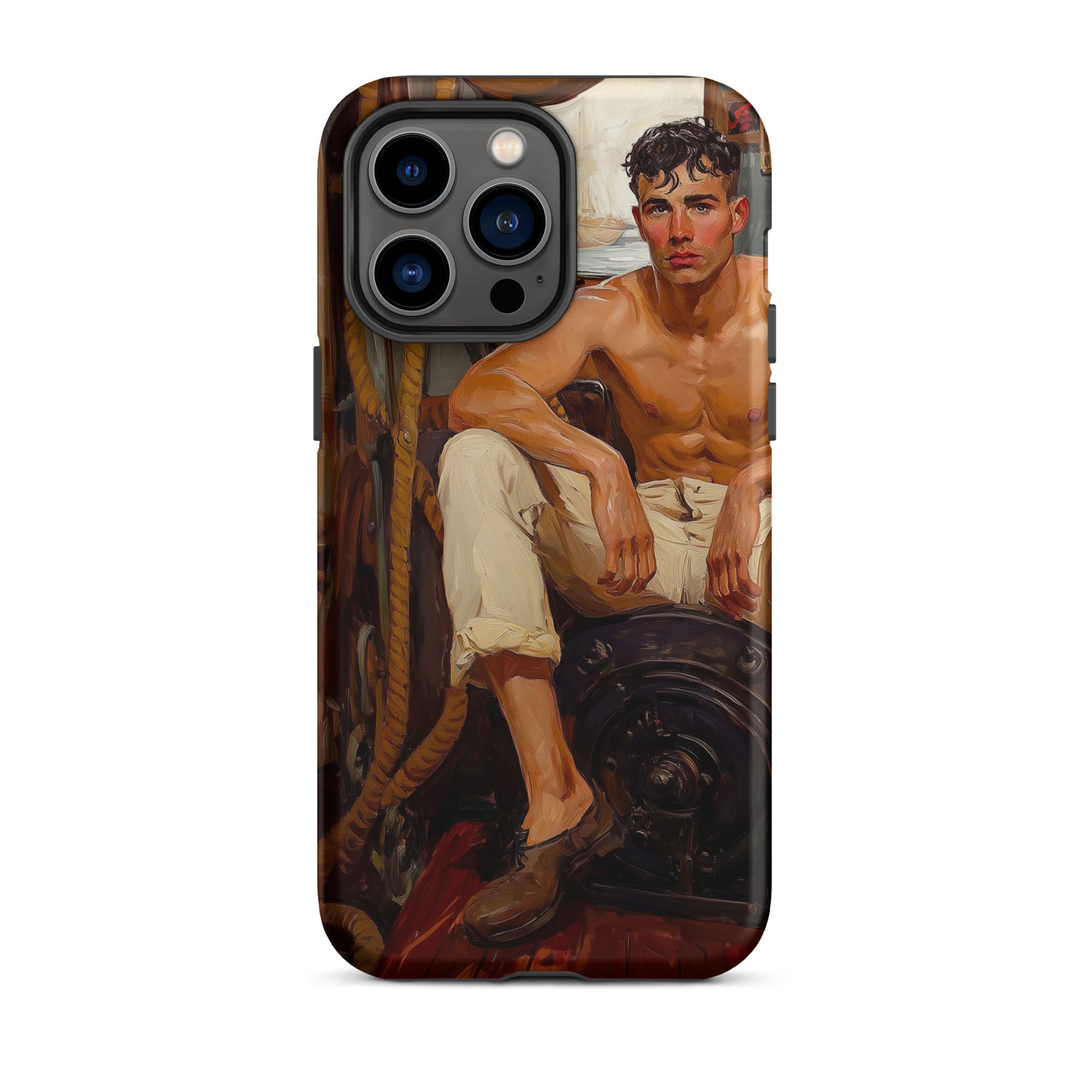 Cruising Gay Navy Sea Queen Iphone Case, 14 Pro Max / Matte, Phone Case Shirtless Man