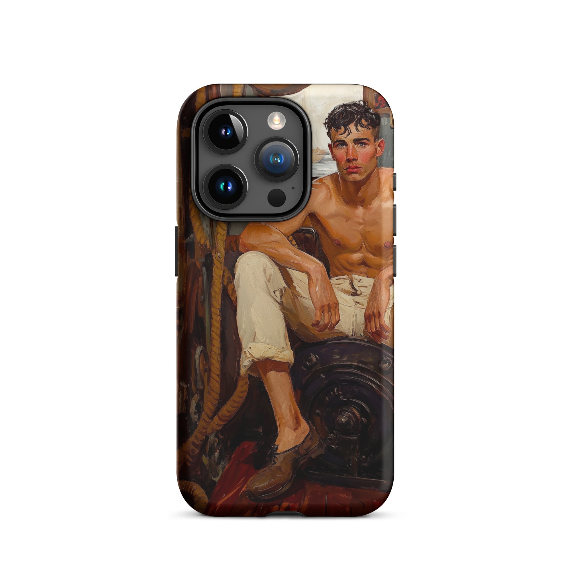Cruising Gay Navy Sea Queen Iphone Case, 15 Pro / Matte, Artistic Phone Case