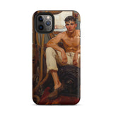 Cruising - Gay Navy Sea Queen Phone Case Iphone 11 Pro Max / Matte Phone Case Shirtless Sailor Painting Gay Navy Sea, Queer Maritime
