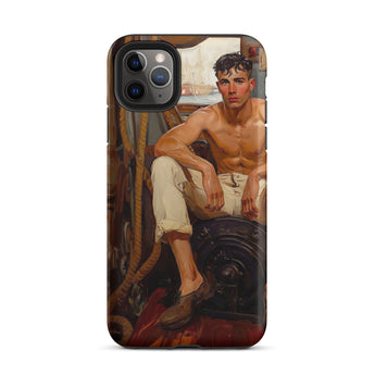 Cruising - Gay Navy Sea Queen Phone Case Iphone 11 Pro Max / Matte Phone Case Shirtless Sailor Painting Gay Navy Sea, Queer Maritime