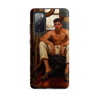 Cruising - Gay Navy Sea Queen Samsung Case, Galaxy S20 Fe / Matte, Phone Case Shirtless Man Painting