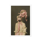Crystal Clear Modern Rococo Era Fashion Art Print, 20x30’’ / 51x76cm / Unframed, Surreal Costumed Figure