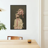 Crystal Clear - Modern Rococo Era Fashion Art Print / Canvas, Rococo Era Fashion, Modern Rococo, Rococo Dream Distorted, this Figure