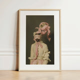 Crystal Clear - Modern Rococo Era Fashion Art Print / Canvas, Rococo Era Fashion, Modern Rococo, Rococo Dream Distorted, this Figure