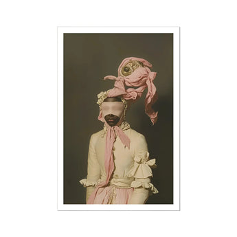 Crystal Clear - Modern Rococo Era Fashion Art Print / Canvas, Rococo Era Fashion, Modern Rococo, Rococo Dream Distorted, this Figure