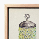 Cut Glass Jelly Jar - Dorothy Posten Decorative Art Print / Canvas Vintage-style Metallic Lid Ornate Handle Intricate Posten’s, Prints