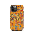 Daikyokubam Japanese Circus Art Iphone Case, 12 Pro / Matte, Circus Themed Phone Case