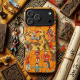 Daikyokubam - Japanese Circus Art Iphone Case, Mobile Phone Cases, Toby Leon
