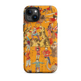Daikyokubam - Japanese Circus Art Phone Case Iphone 15 Plus / Matte Circus-themed, Edo Period, Mobile Cases