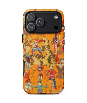 Iphone 17 Pro Max / Matte Daikyokubam - Japanese Circus Art Phone Case, Edo Period