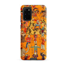 Daikyokubam Japanese Circus Art Samsung Case, Galaxy S20 Plus / Matte, Phone Case Vibrant Multi Figure Illustration Circus Acrobatic