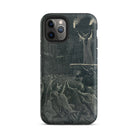Dance of the Sabbath Emile Bayard Iphone Case, 11 Pro / Matte, Iphone Pro Dark Gothic Detailed Illustration Demonic