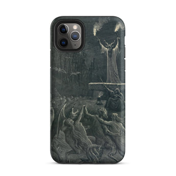 Dance of the Sabbath - Emile Bayard Iphone Case, 11 Pro Max / Matte, Black Iphone Case Detailed Dark Fantasy Illustration