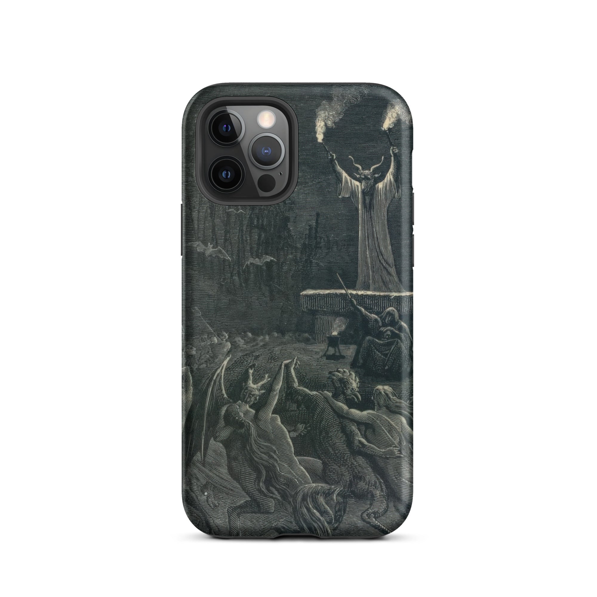 Dance of the Sabbath Emile Bayard Iphone Case, 12 Pro / Matte, Iphone Case Dark Intricate Gothic Style Illustration