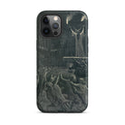 Dance of the Sabbath Emile Bayard Iphone Case, 12 Pro Max / Matte, Iphone Case Dark Intricate Wizard Demonic Figures