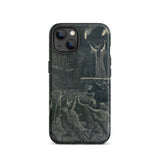 Dance of the Sabbath - Emile Bayard Iphone Case, 13 / Matte, Black Smartphone Case Engraved Inferno Illustration